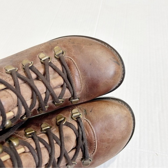 Birkenstock Jackson Boot Natural Nubuck Leather Brown Size 37 E Size 6 or 6.5 N - Picture 7 of 16